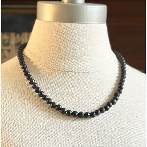 Antique French Jet Mourning Necklace